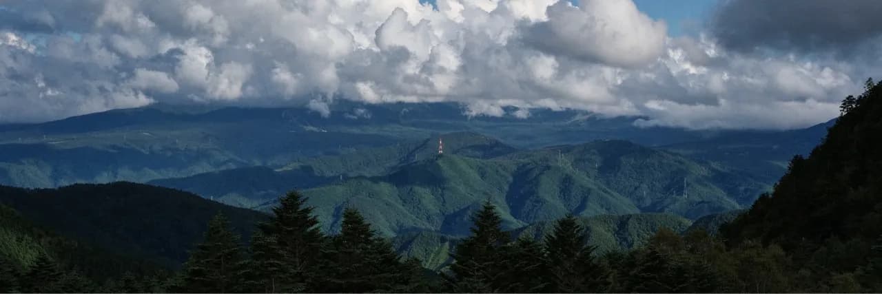 Nagano Mountains - 来自 Roadside, Japan