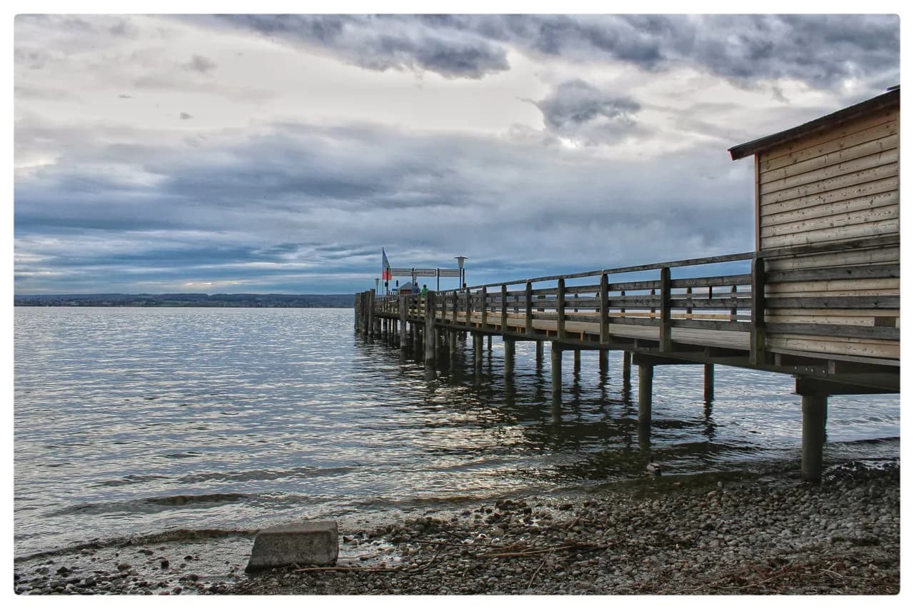 Schifffahrt Ammersee, Landesteg Herrsching - Germany