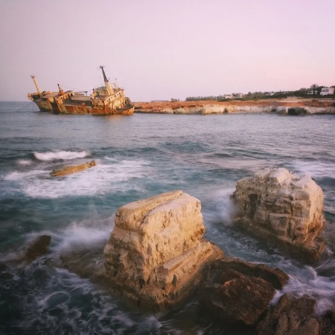 The Edro III Shipwreck - Von Beach, Cyprus