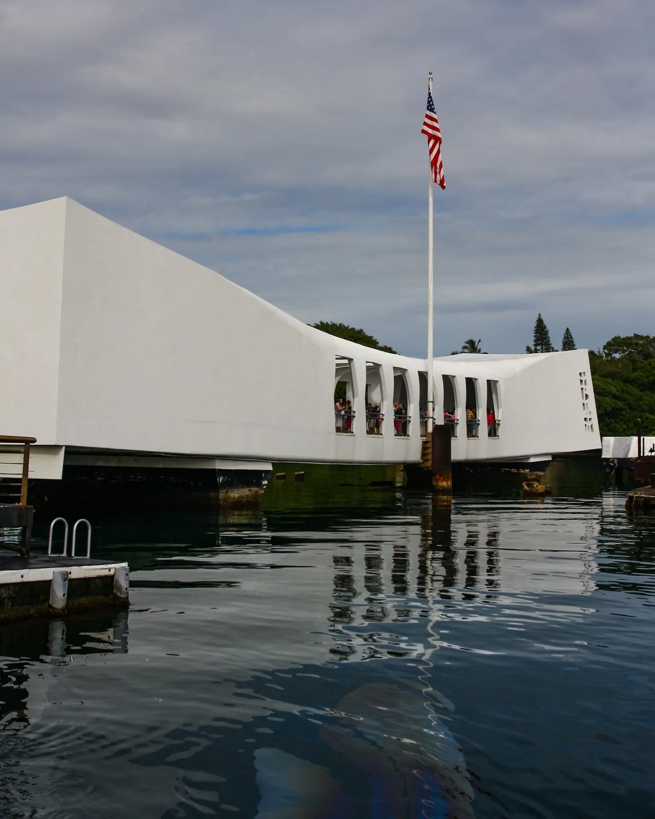 USS Arizona Memorial - Von Boat Bridge, United States
