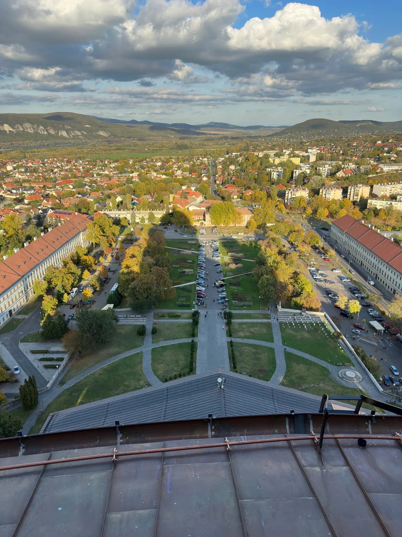 Esztergom Szent István Square - From Basilica of Esztergom, Hungary