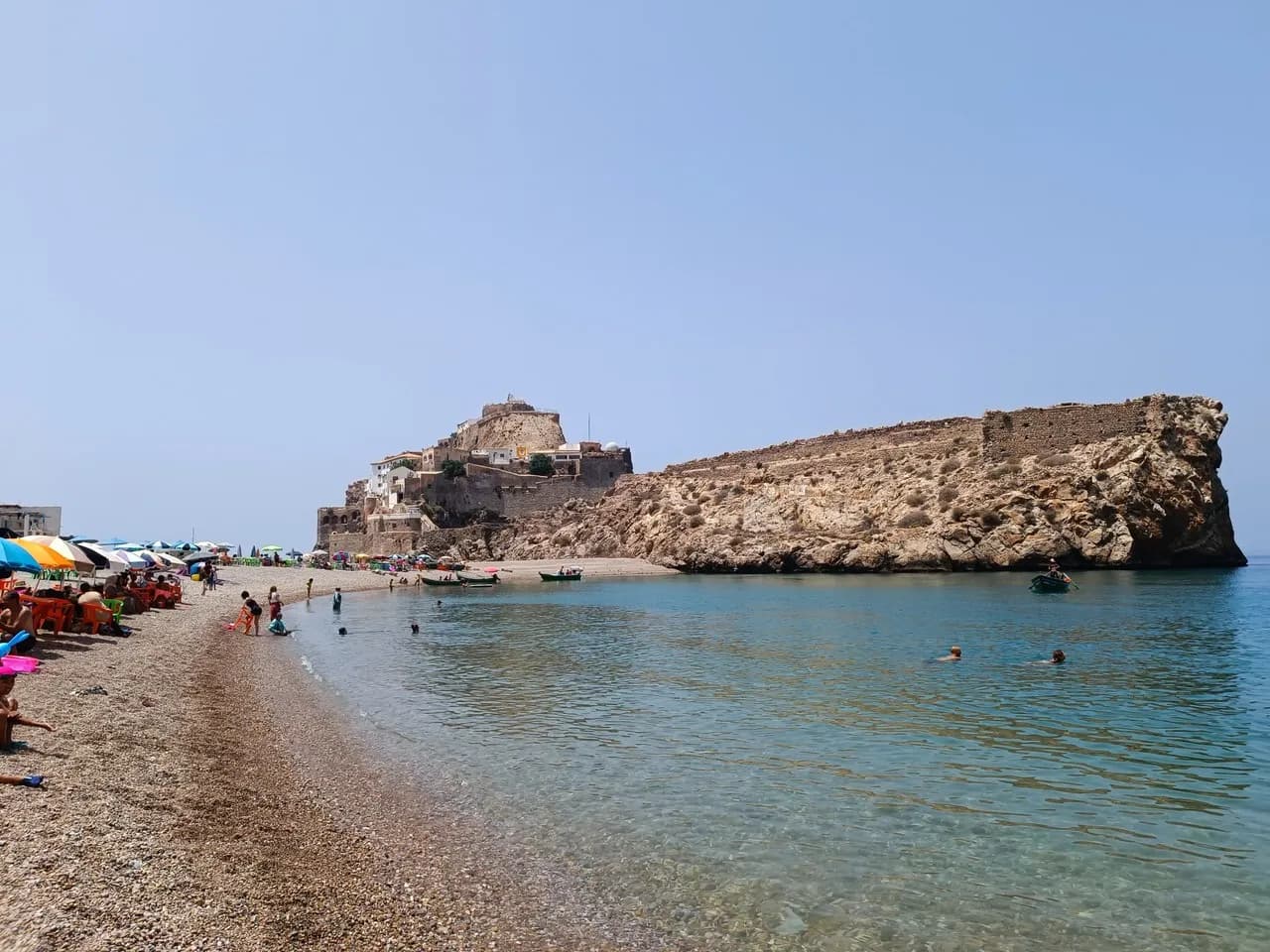 La Isleta Peñón de Vélez de la Gomera - From Plage de Badès, Morocco