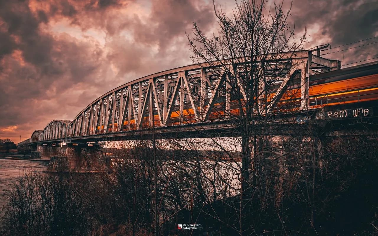 Martinus Nijhoffbrug - From Riverside - South, Netherlands
