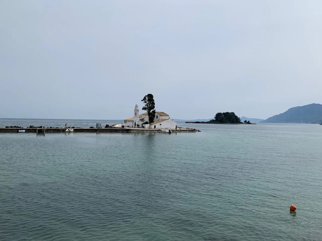 Vlachernon church - 来自 Corfu Airport Planespotting Spot, Greece