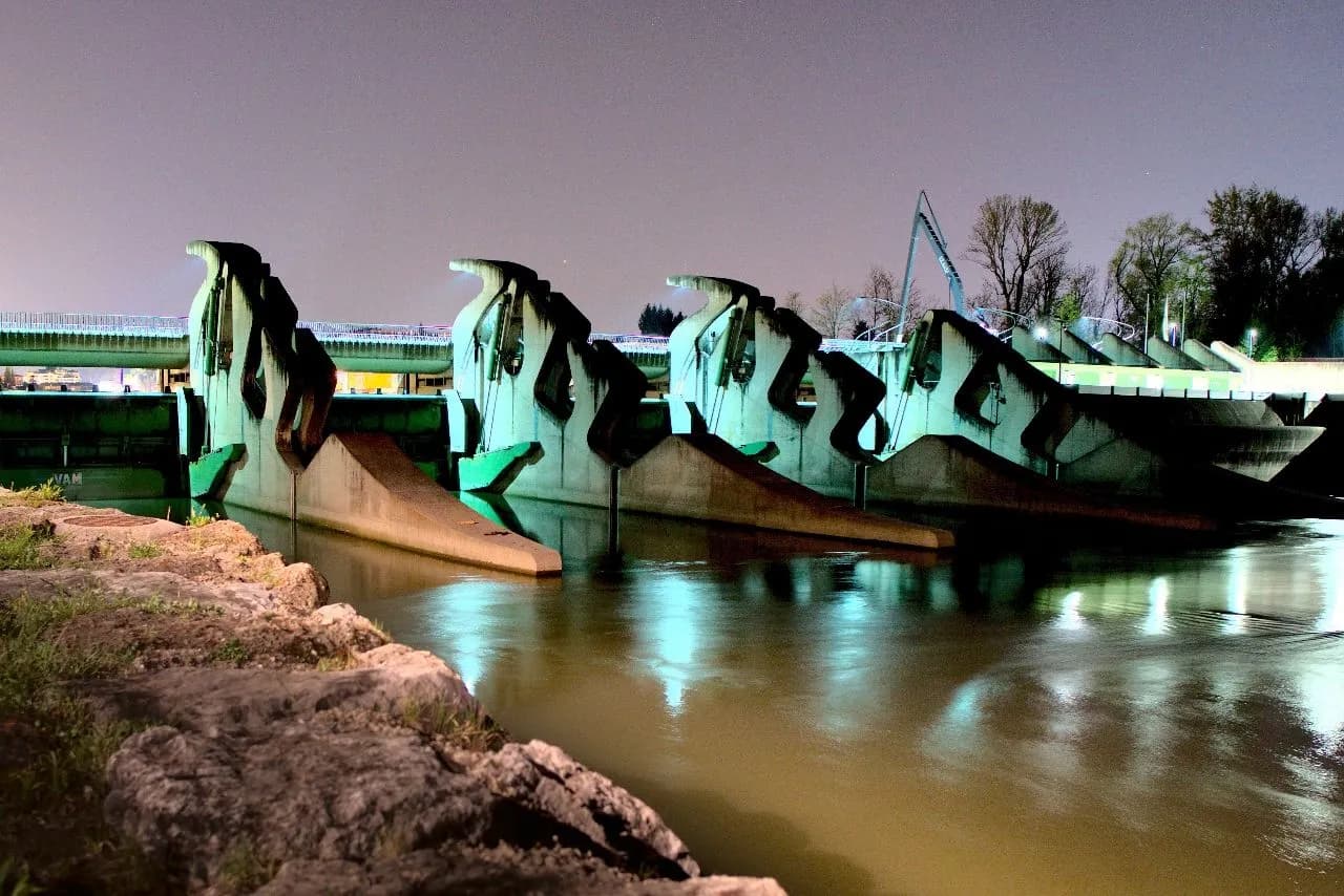 Sohlstufe Lehen - Od Josef-Maiburger-Kai, Austria