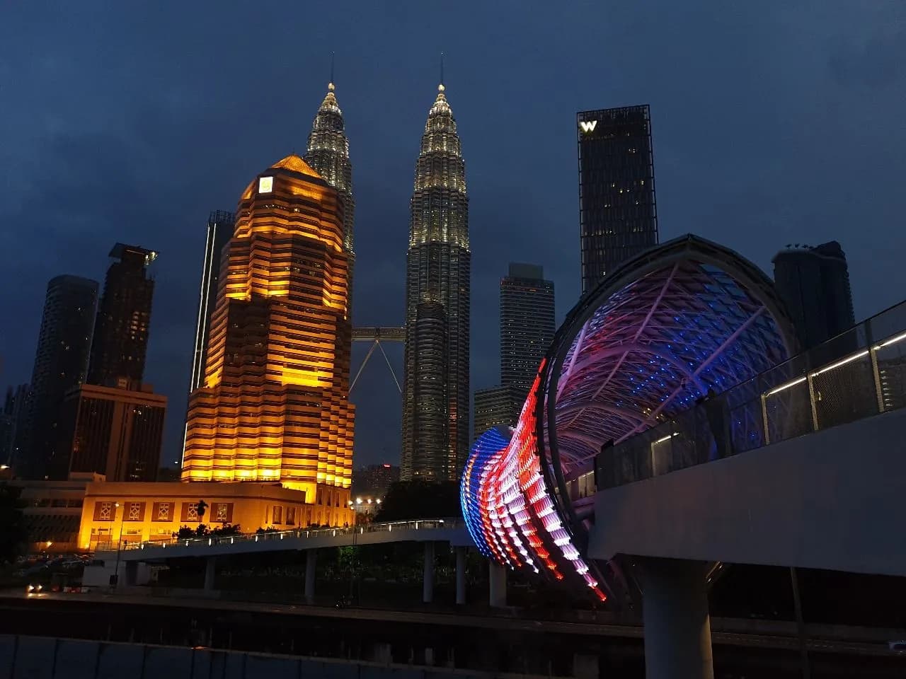 Saloma Link Bridge - Từ North Side, Malaysia