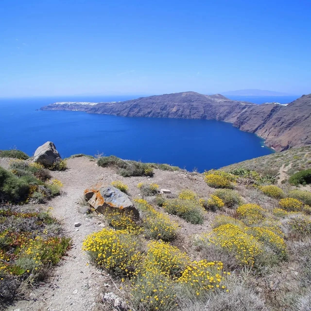 Caldera view - Oía - از Fira to Oia Walk, Greece