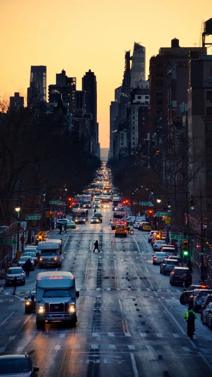 Amsterdam Avenue - От Columbia University, United States