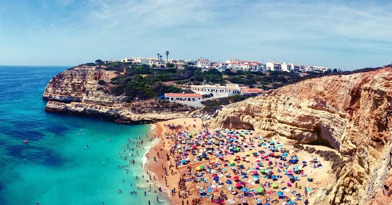 Praia de Carvoeiro - Desde Miradouro da Senhora da Encarnação, Portugal