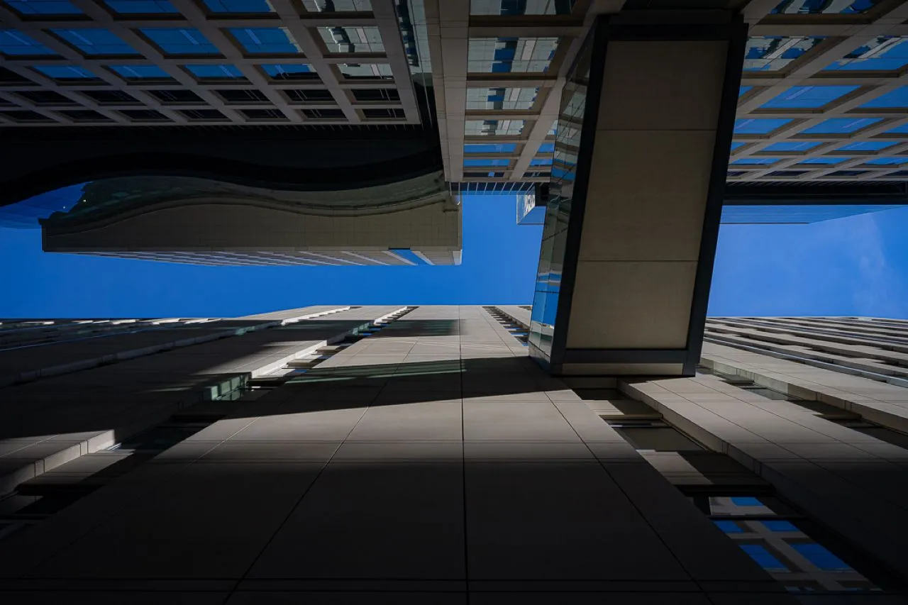 Lurie Childrens Hospital - From Center outside looking up, United States