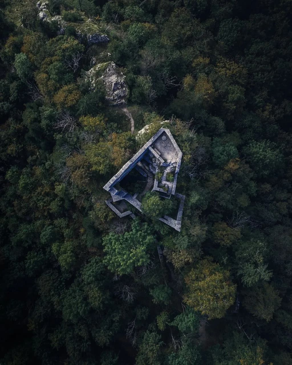 Castle Ruins Wartenfels - Van Drone, Austria