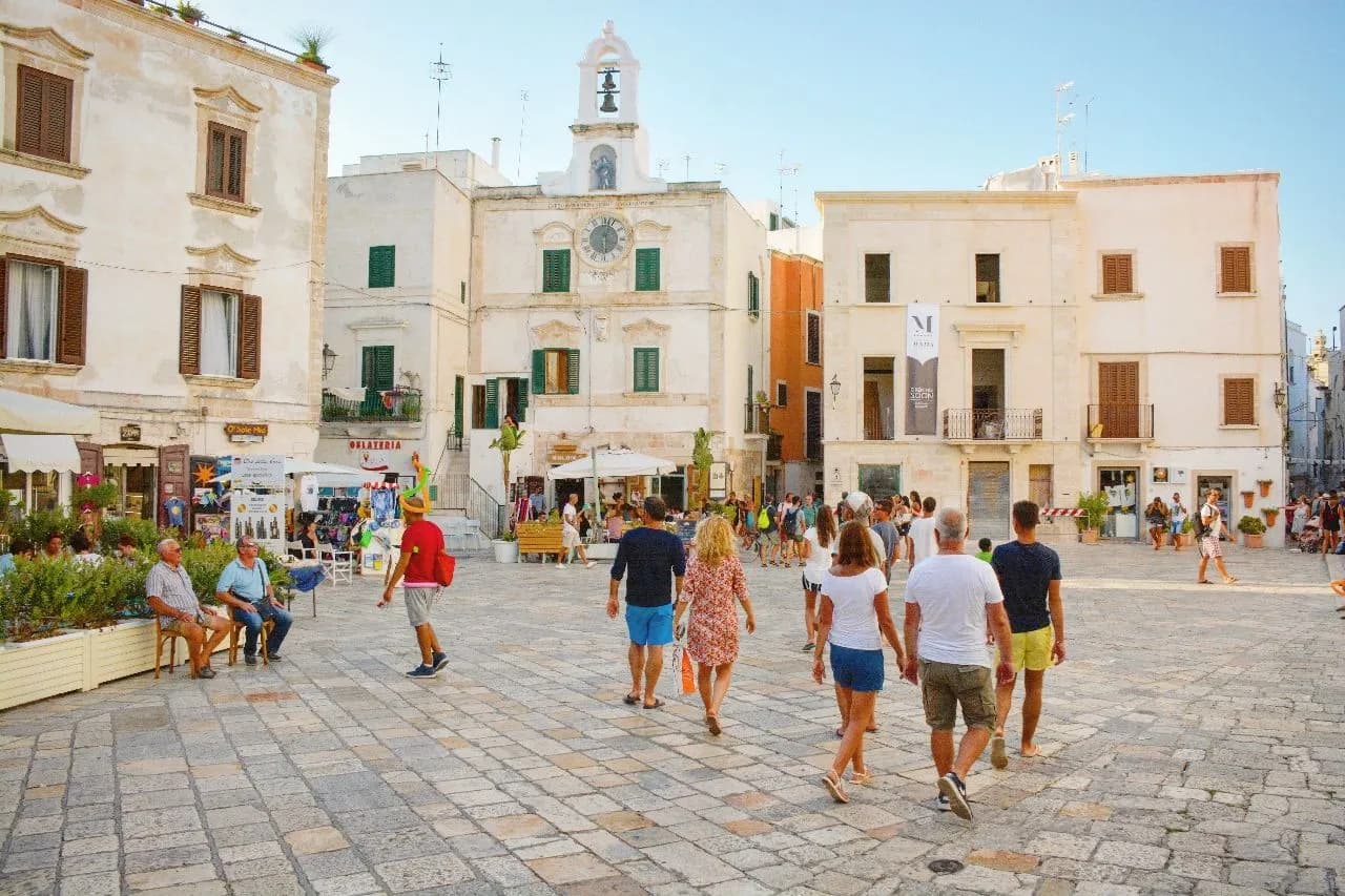 Piazza Vittorio Emanuele II - Polignano a Mare - Italy