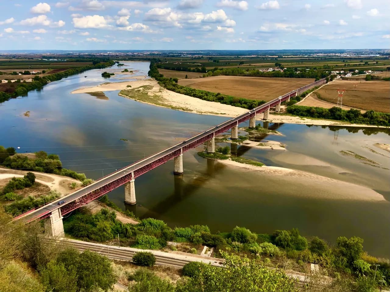 Ponte Dom Luís I - Dari Castelo de Santarém, Portugal