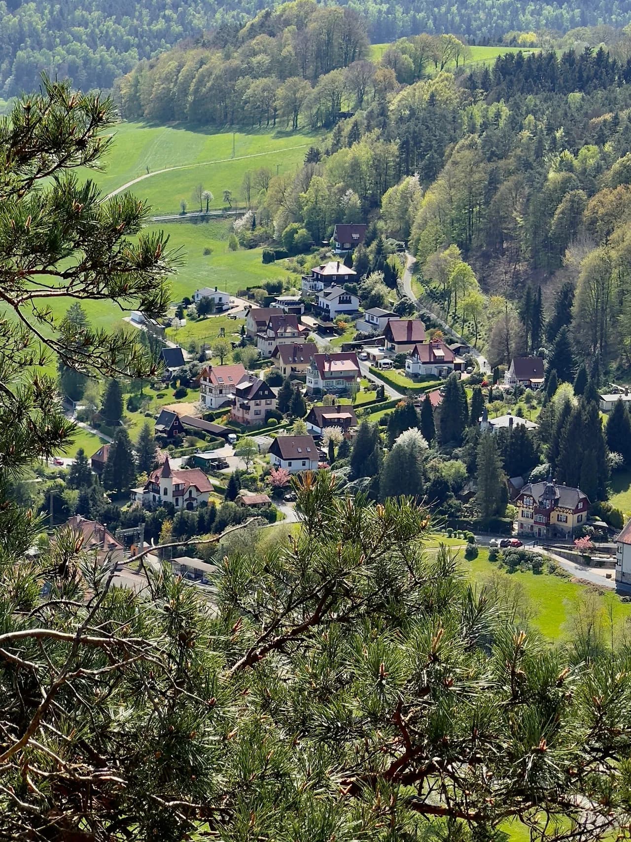 Kurort Rathen - Von Tiedge scenic view, Germany