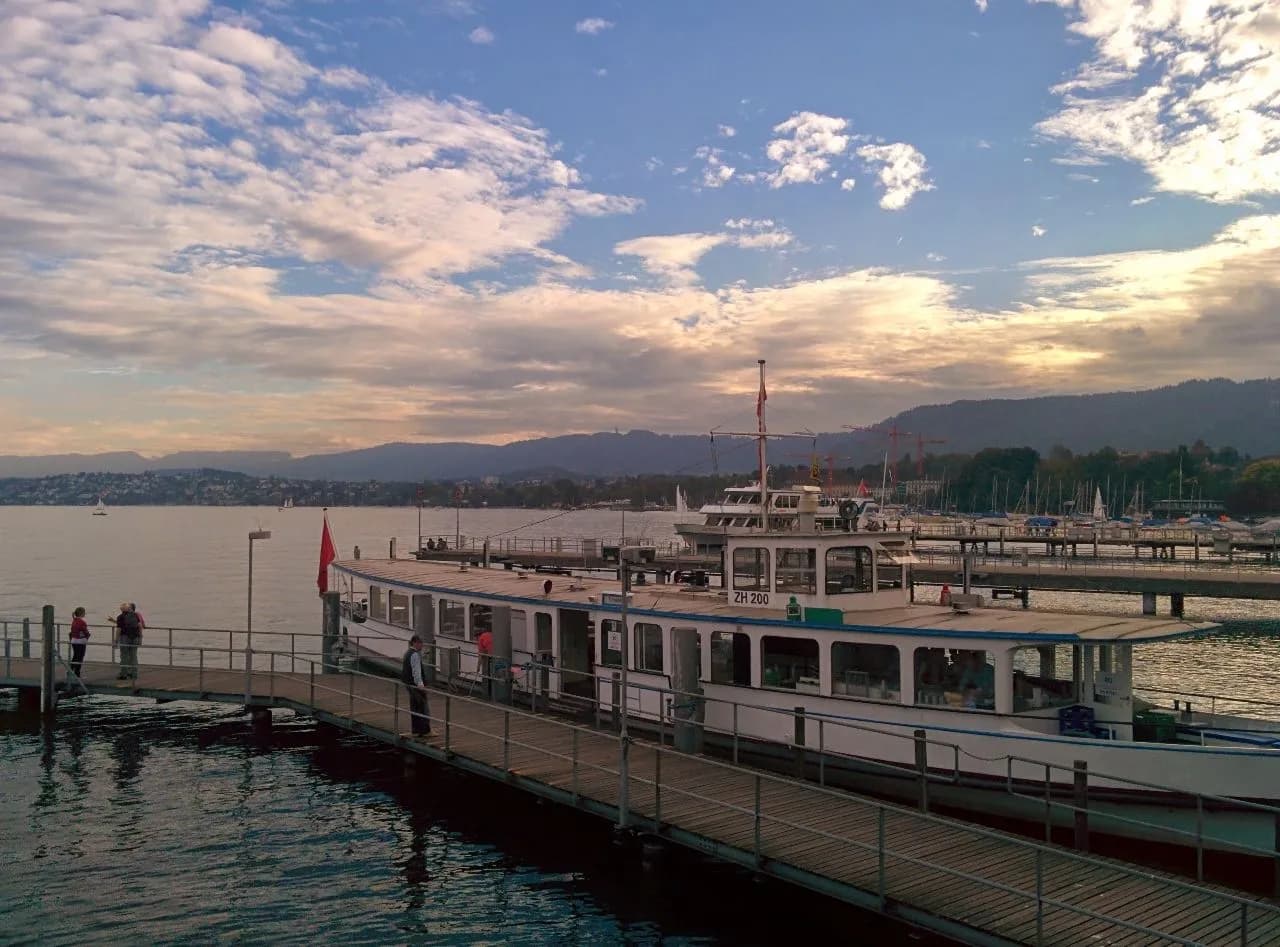 Zürcher See - Od Bürkliplatz, Switzerland