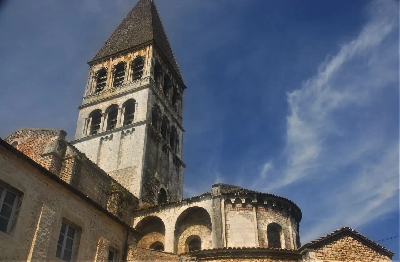 Abbaye Saint Philibert - From East Side, France