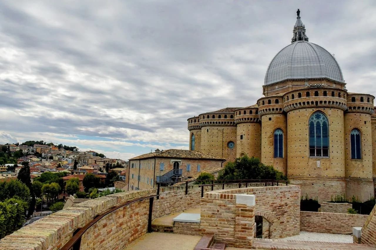 Sanctuary of the Holy House of Loreto - Від Parco della Rimembranza, Italy
