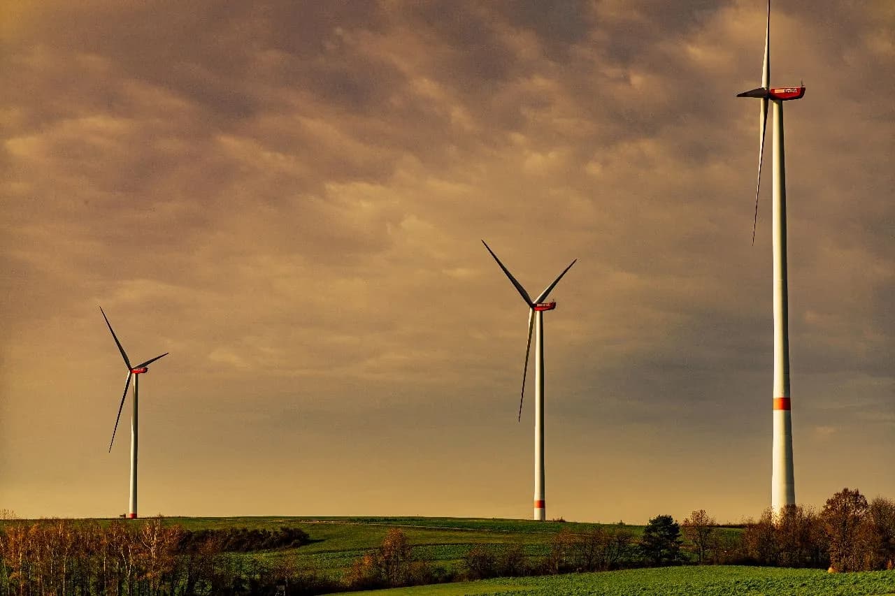 Wind Farm - Dari L214 Route, Germany