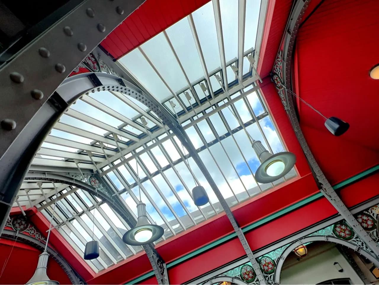 Inside Camden Market Hall - United Kingdom