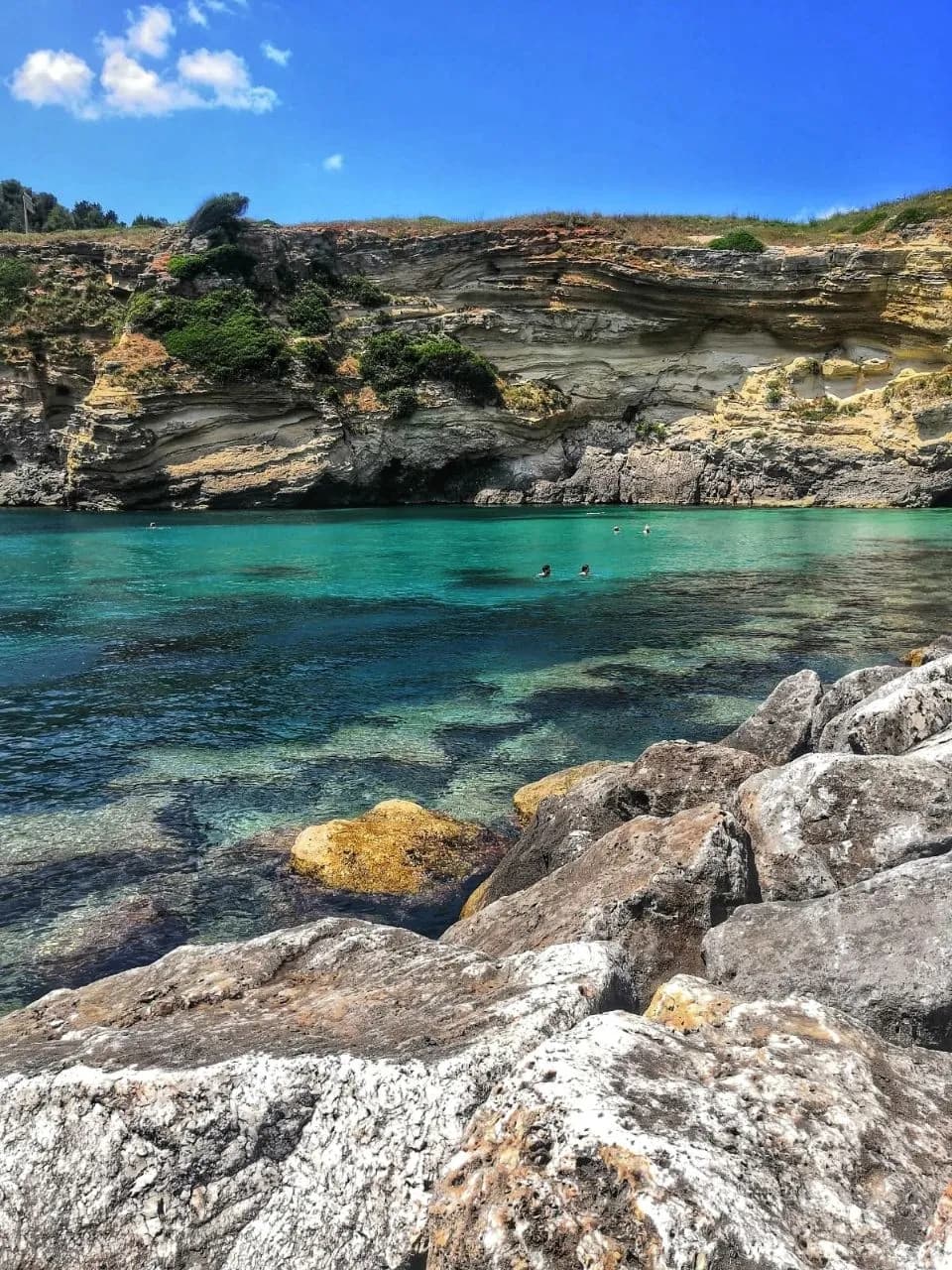 Baia di Porto Miggiano - From Beach, Italy