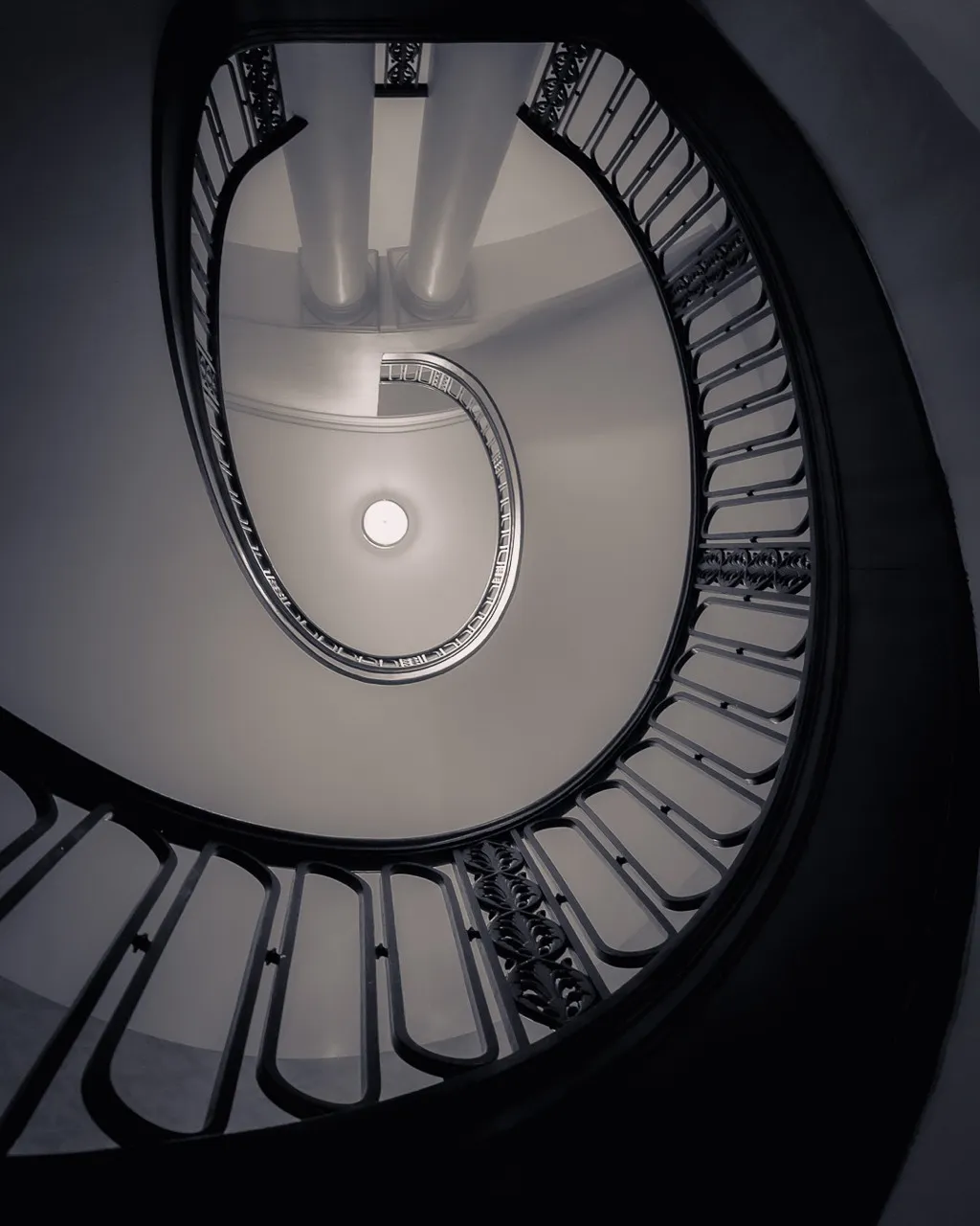 Palmer House Staircase - Från Bottom floor of the staitcase, United States