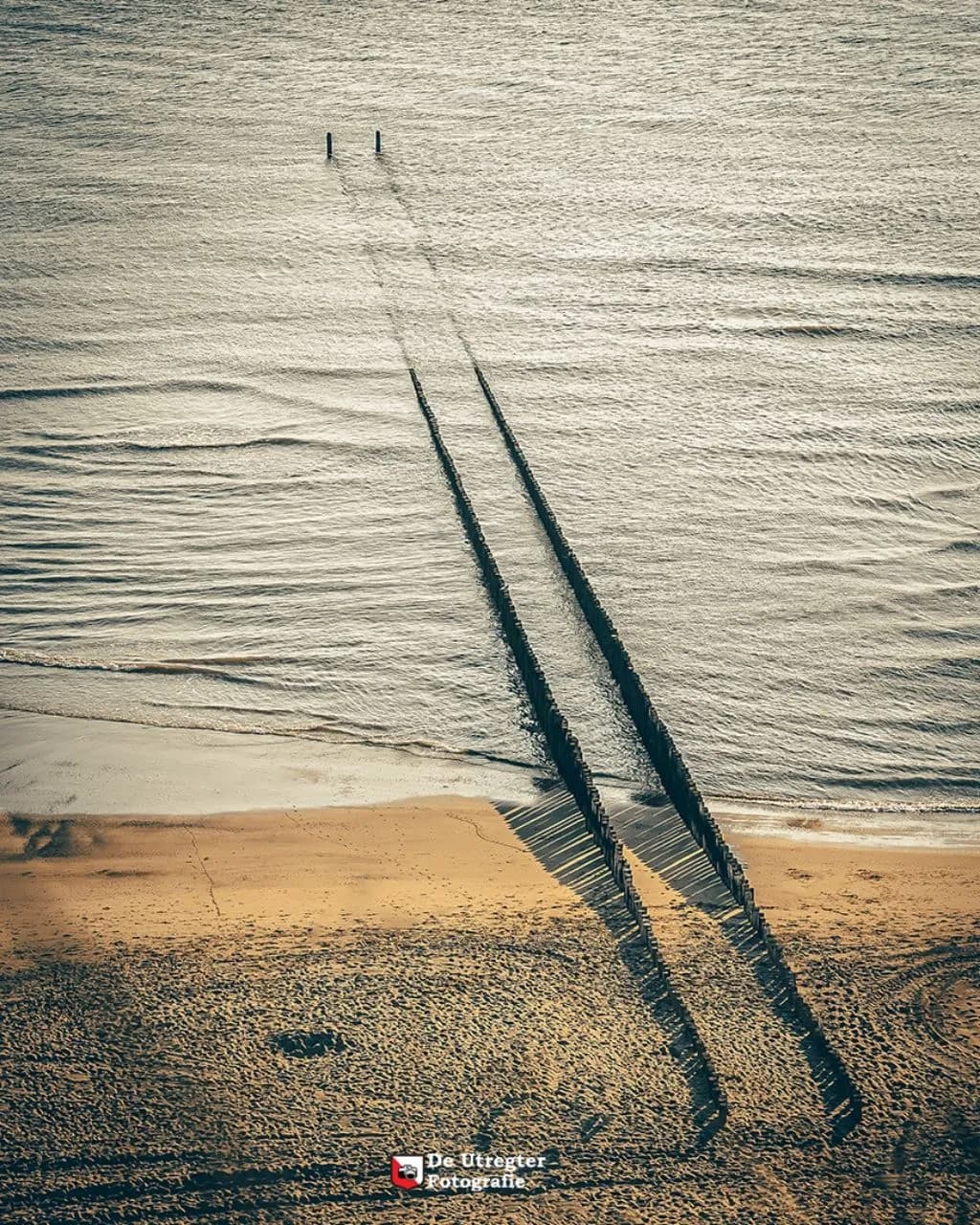 Old Pier in Duinen Valkenisse - 来自 Strand Biggekerke, Netherlands