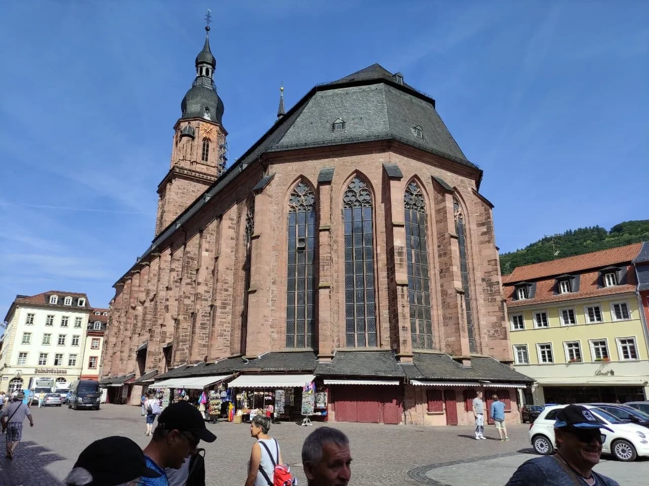 Kirche in Heidelberg - De Heidelberger Marktplatz, Germany