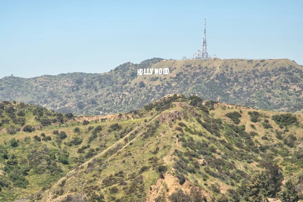 Hollywood Sign - از Griffith Observatory Parking, United States