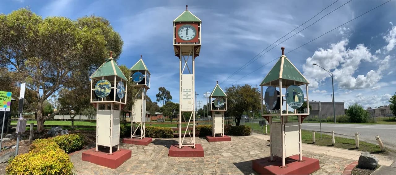 Clock tower - Da Rossiter Road, Australia