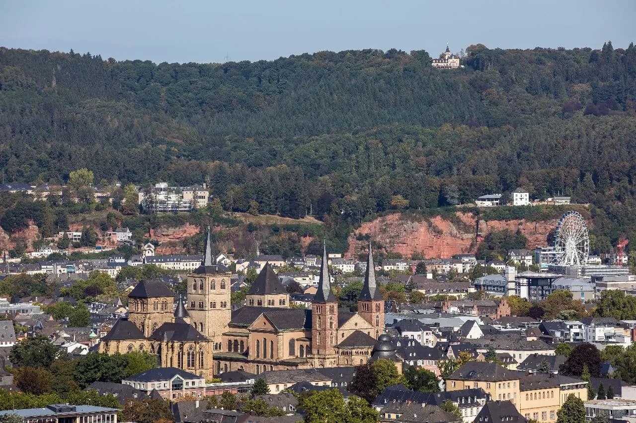 Blick über Trier - Od Petrisberg Aussicht, Germany