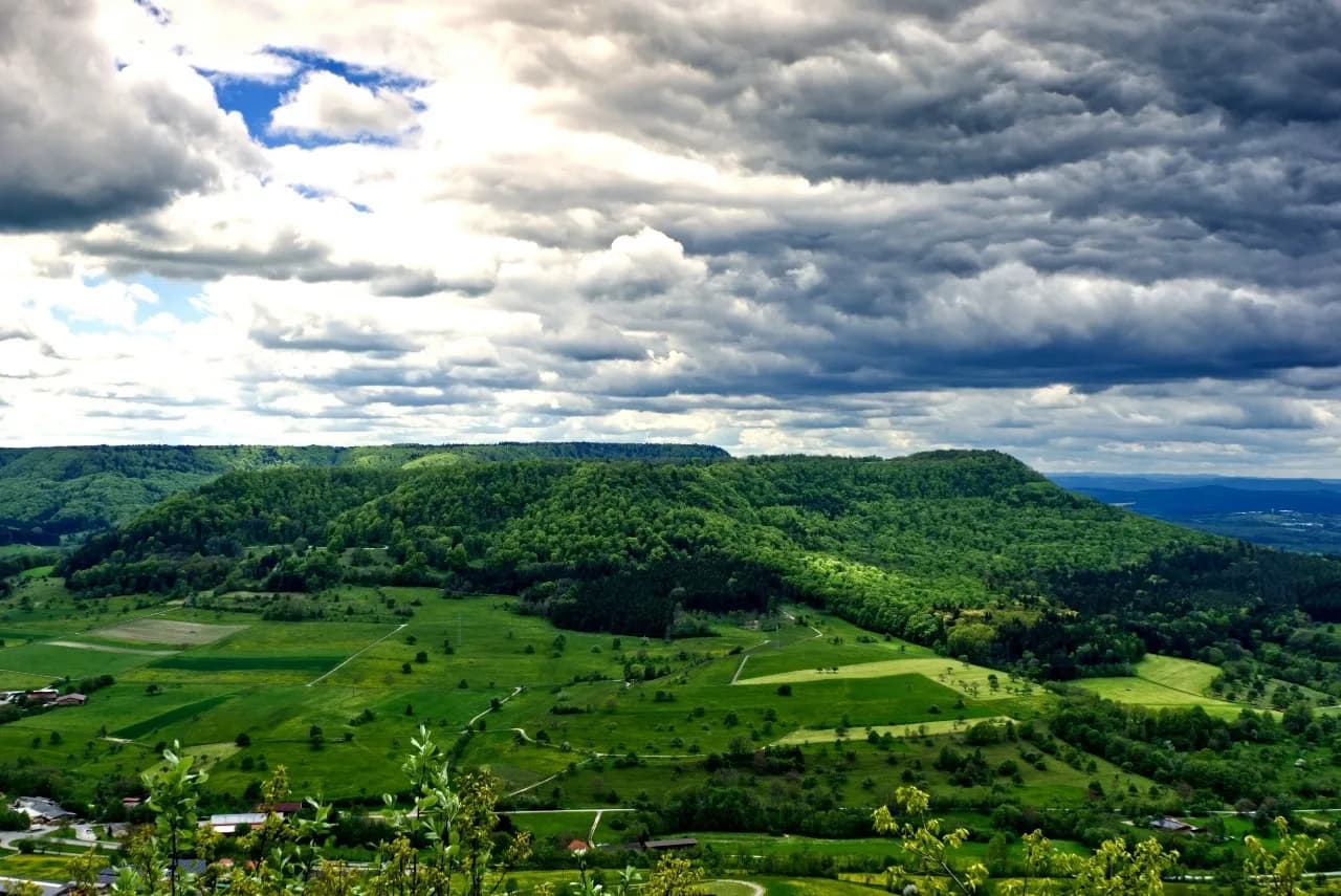 Aussicht vom Teufelsloch - З Am Rand des Teufelsloch auf dem Filsenberg, Germany