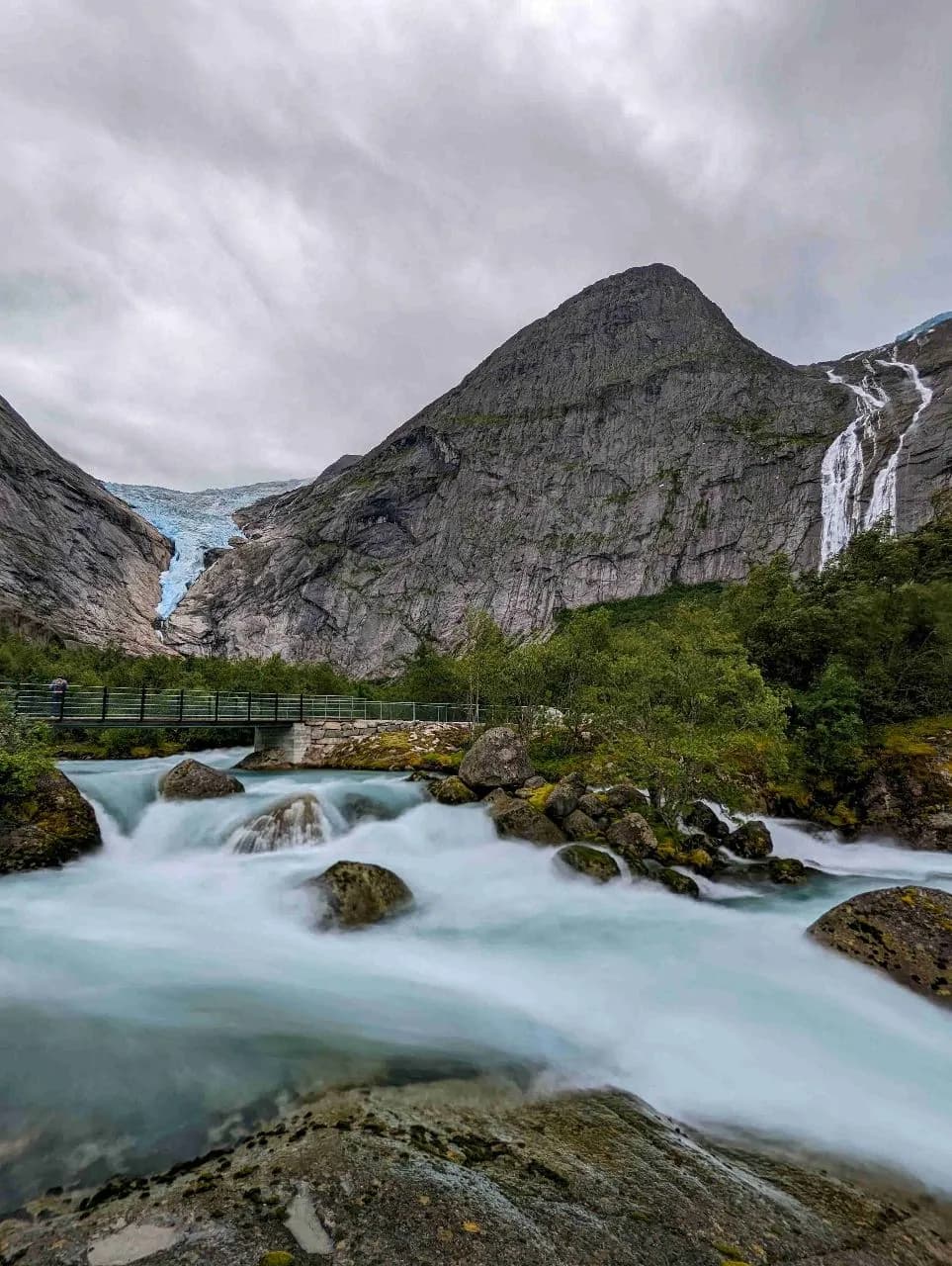 Briksdalsbreen - Od Behind the Bridge, Norway