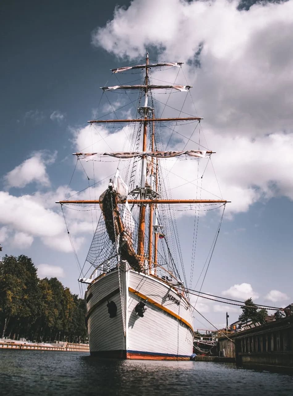 Meridianas sailboat - З Dane river, Lithuania