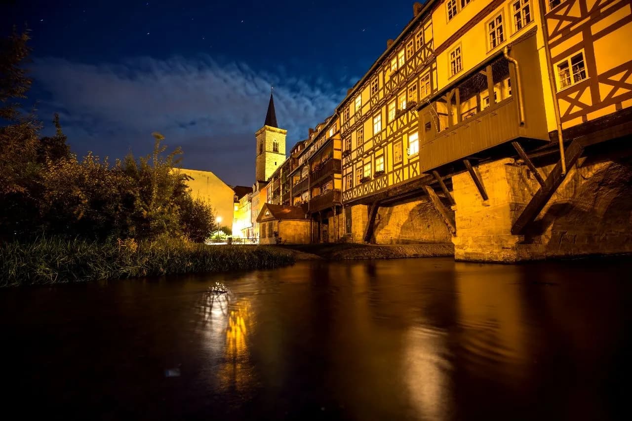 Krämerbrücke - Da Erfurt, Germany