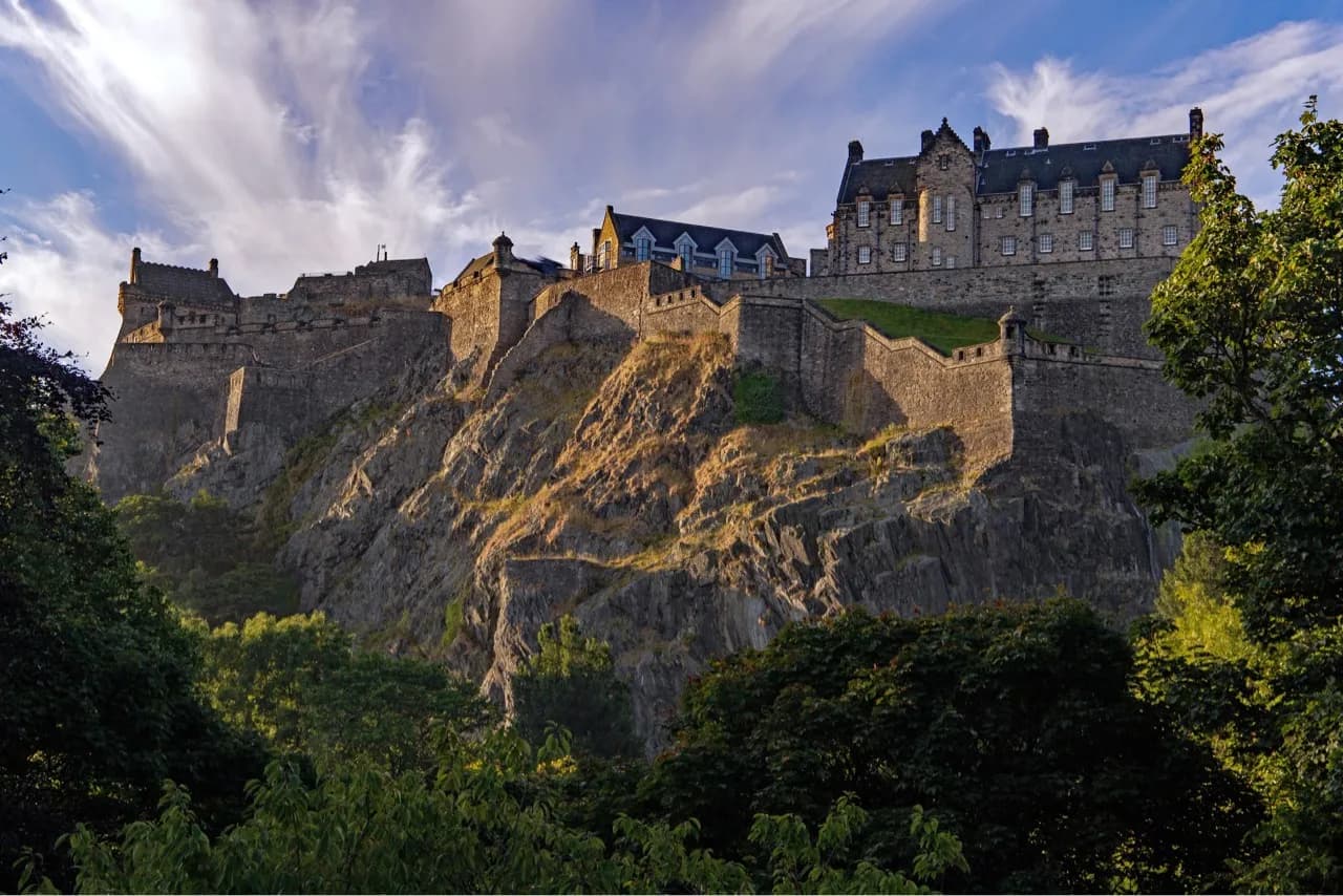 Edinburgh Castle - Desde Statue of Thomas Guthrie, United Kingdom