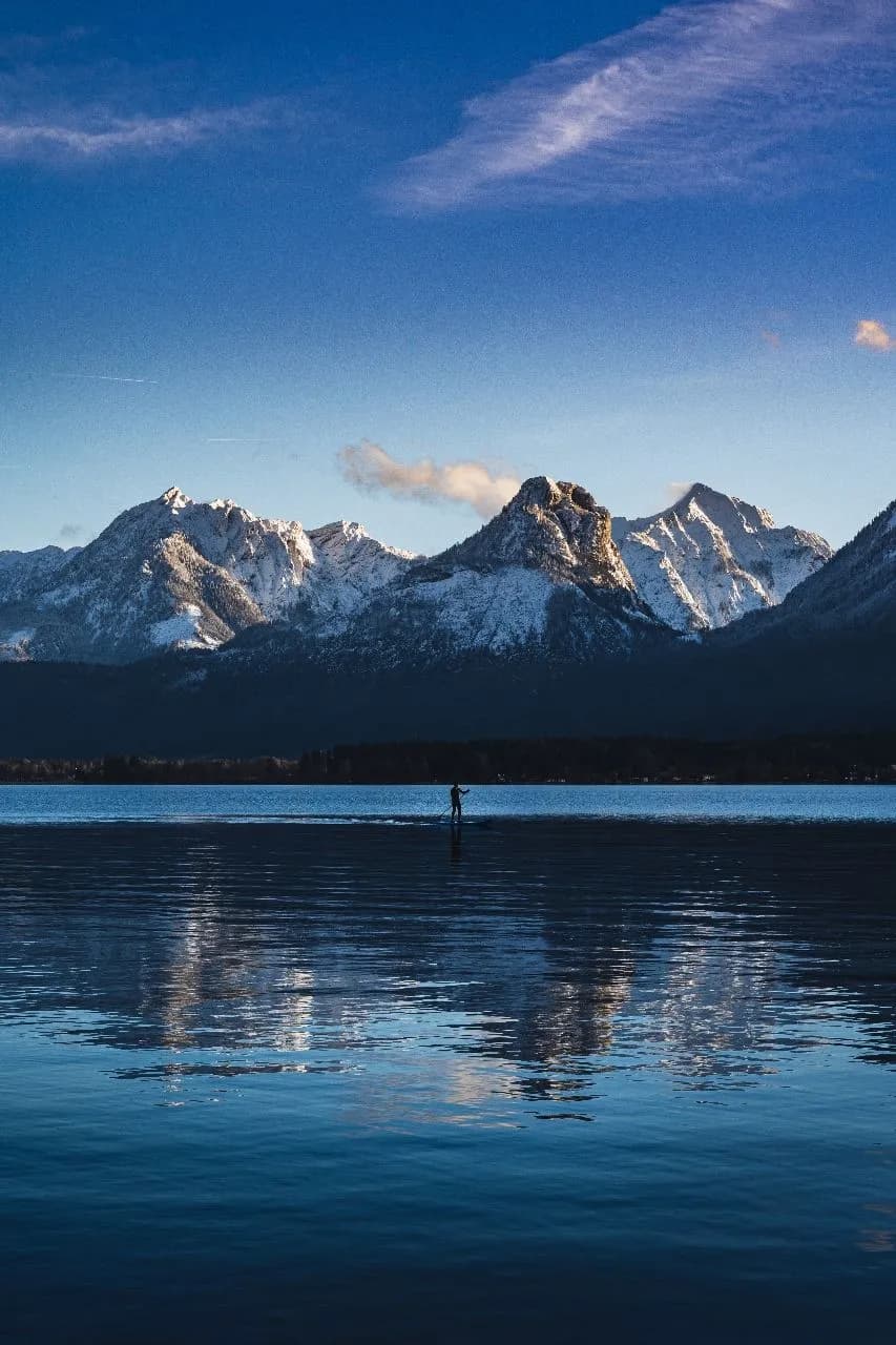 Wolfgangsee - से Falkensteinwand Area, Austria