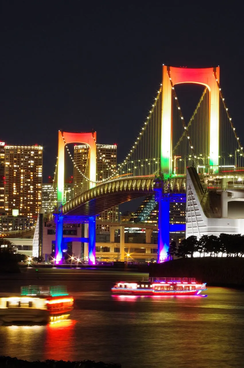 Rainbow Bridge - から Odaiba, Japan