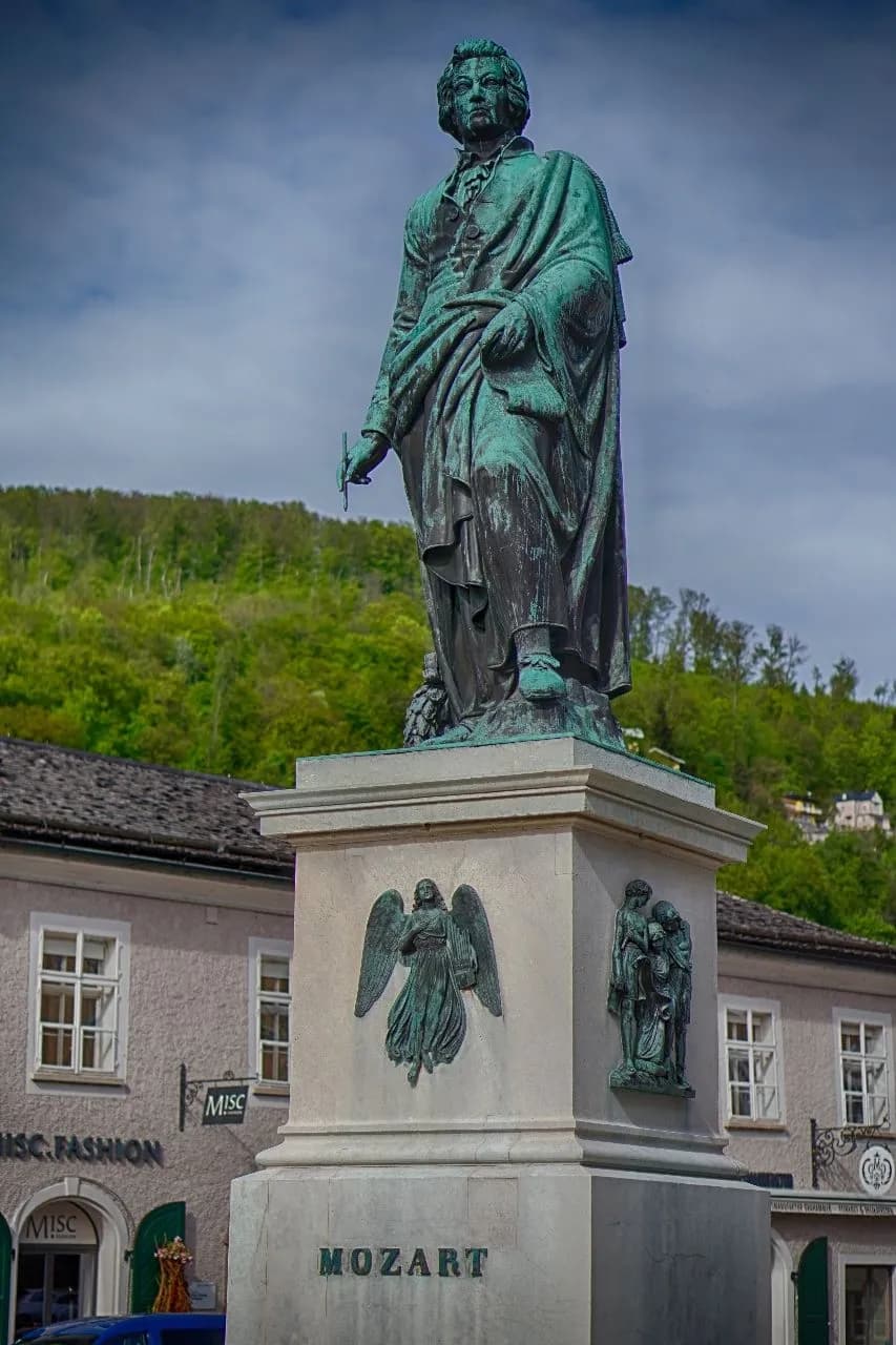 Mozart-Statue - Od Mozart-Platz, Austria
