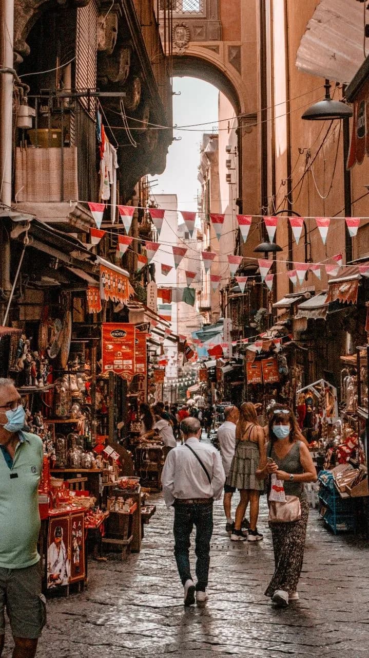 Via San Gregorio Armeno - Italy