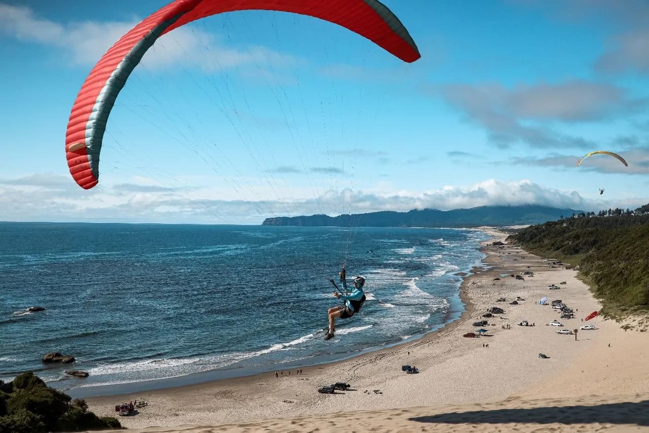 Backside or the dunes - De Kite surfing, United States