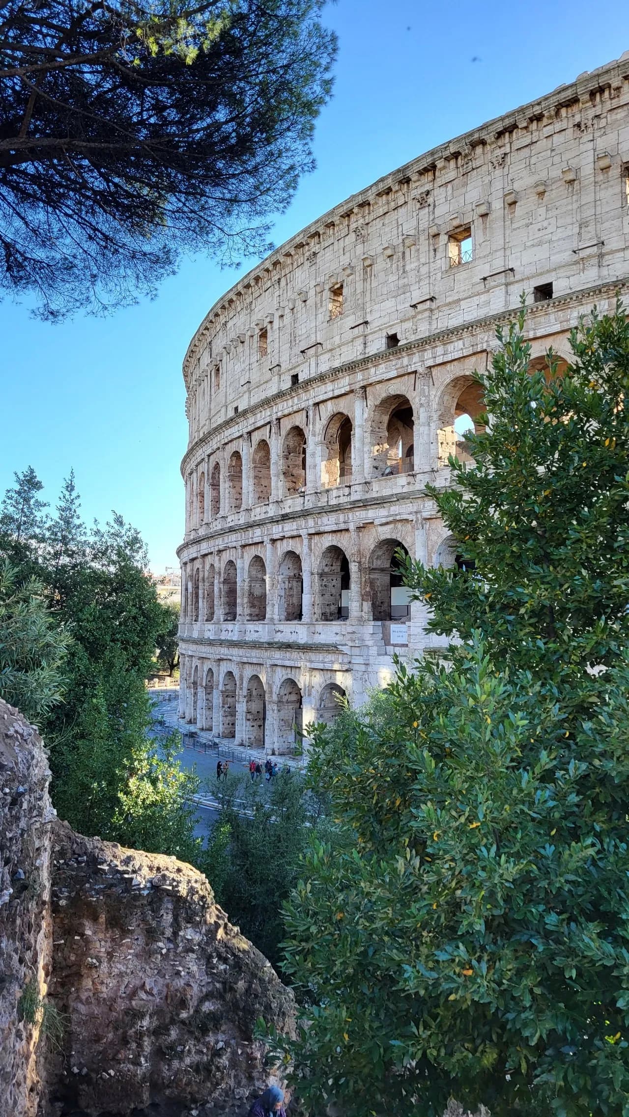 Colosseum - से Via Nicola Salvi, Italy