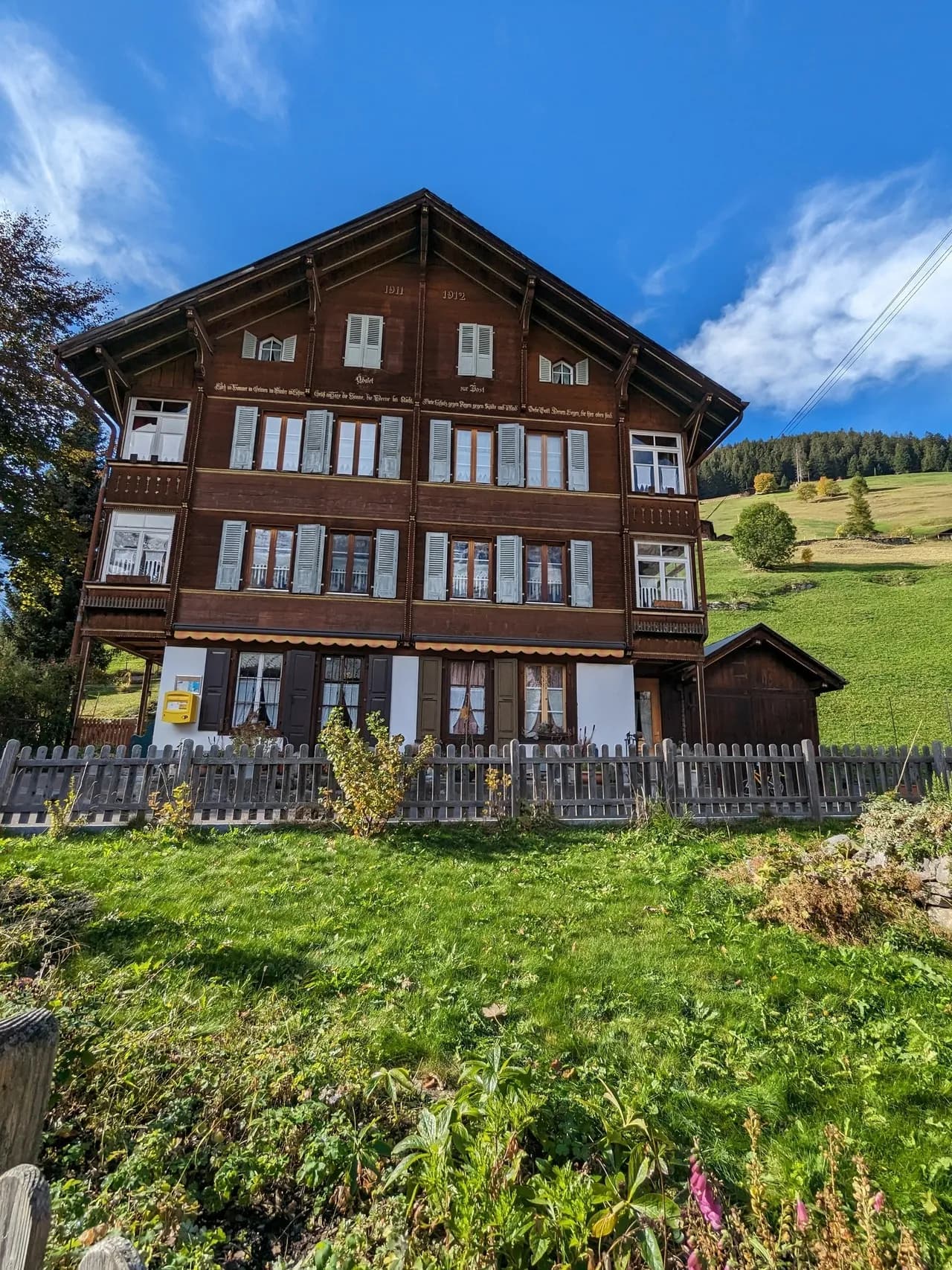 Gimmelwald's houses - Switzerland