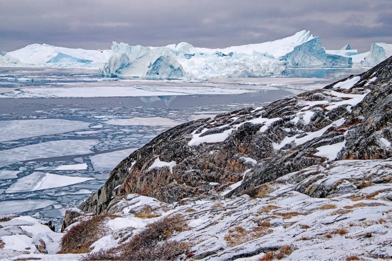 Ilulissat Isfjord - 来自 South Side, Greenland