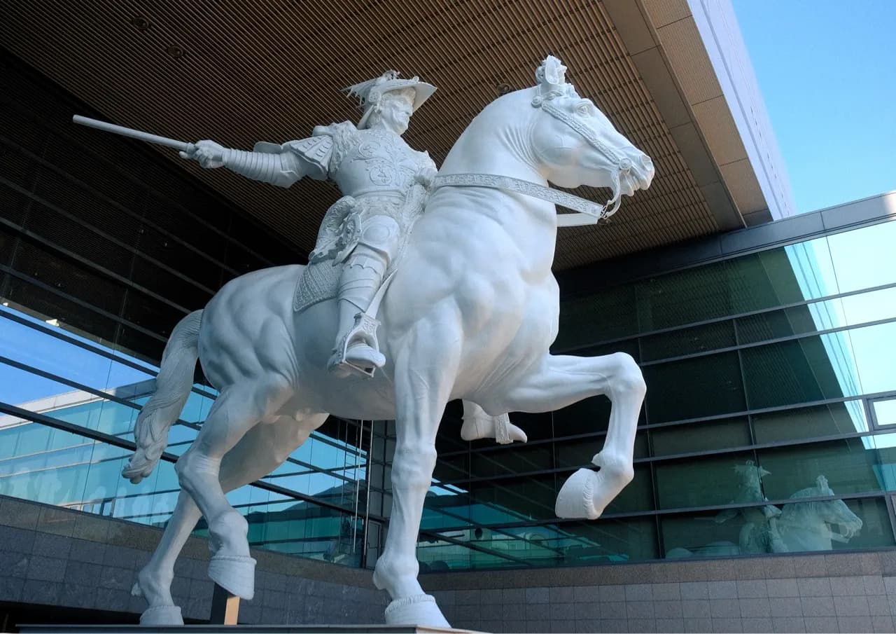 Equestrian Statue of Francesco Sforza - 출발지 Nagoya Congress Center, Japan