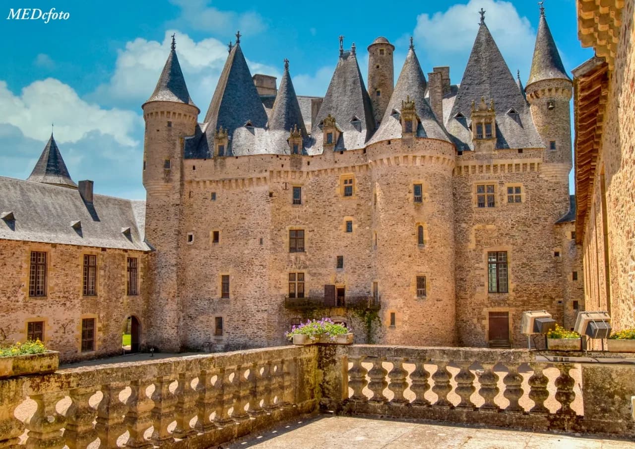 Chateau Jumilhac - De la Op de 1e verdieping, France