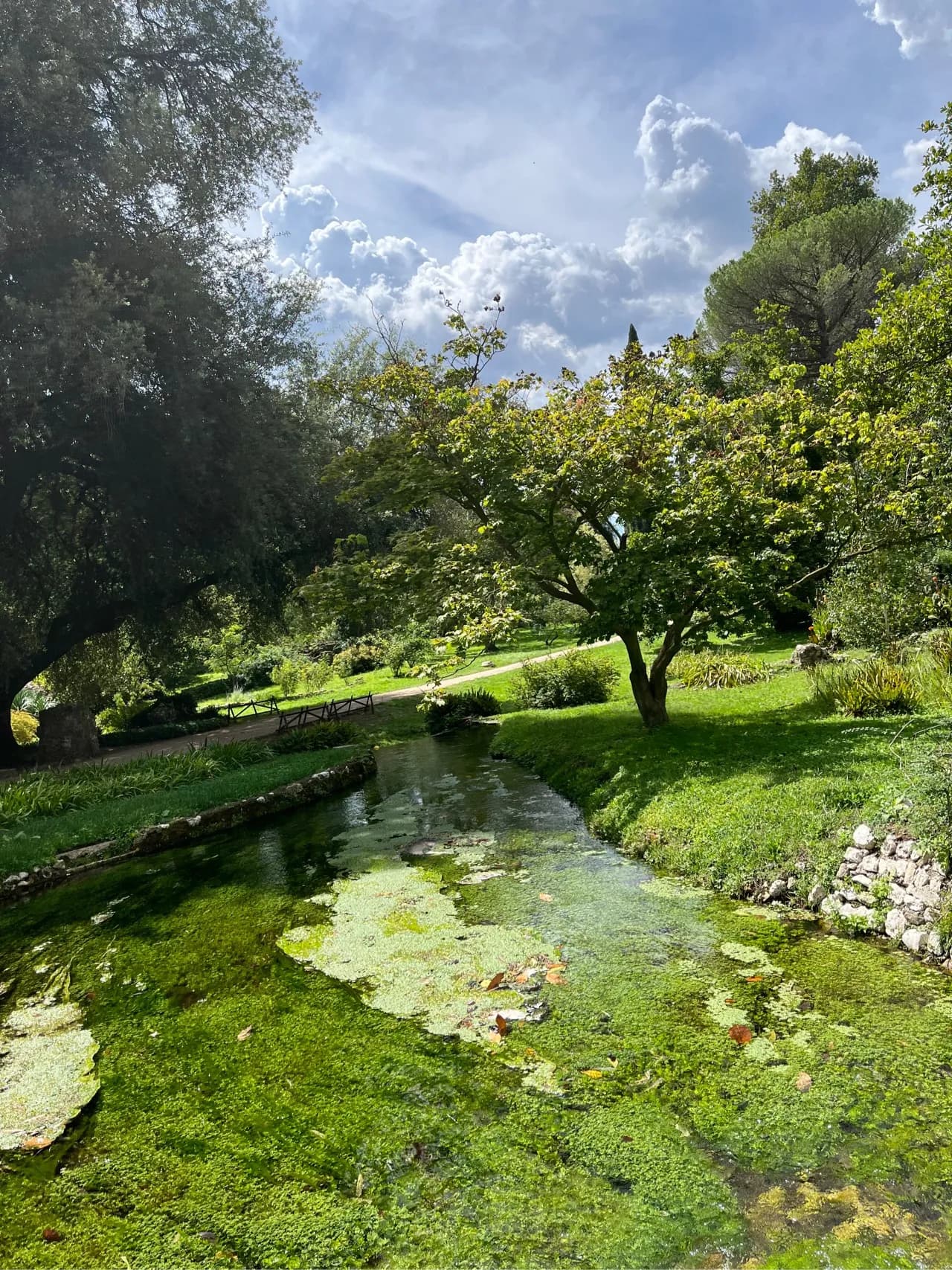 Fiume Giardino di Ninfa - От Giardino di Ninfa, Italy