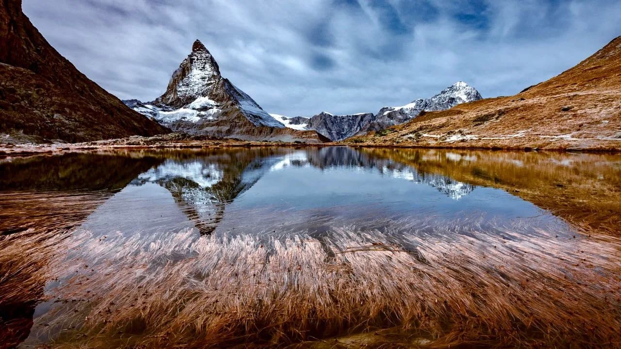 Matterhorn - Cervino - Od Riffelsee, Switzerland