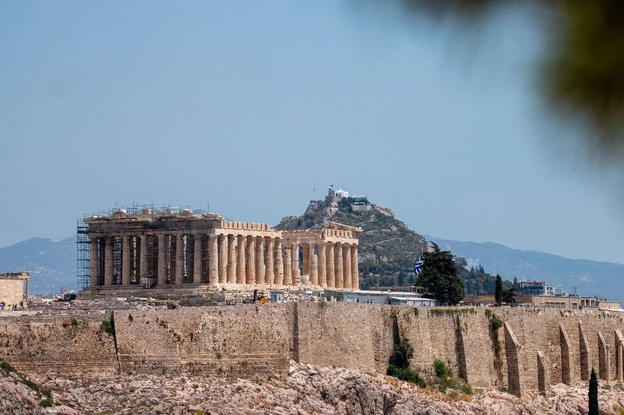 Acropolis - จาก Filopappou hill, Greece