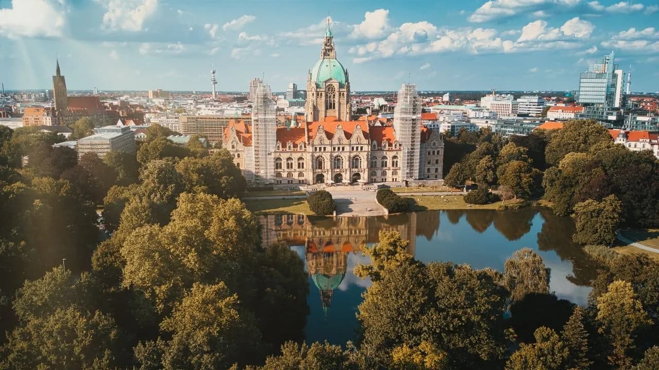 Rathaus Hannover - Від Drone, Germany