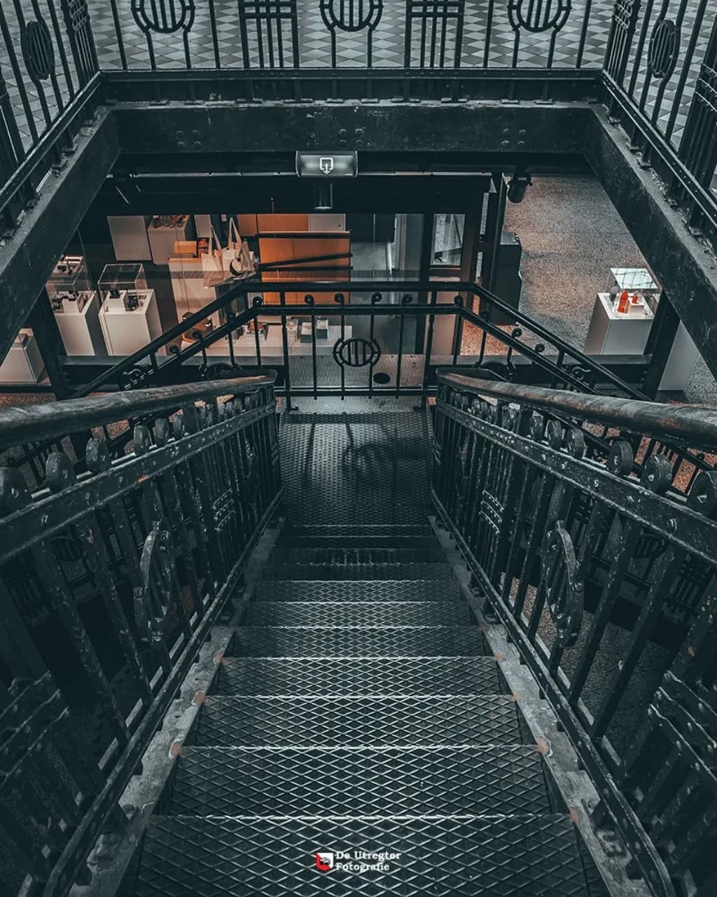 Stairs C-Mine building - Desde C-Mine, Belgium